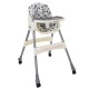 Silla de Comer para Bebes Bebesit Steps con Bandeja 2 en 1 Gris
