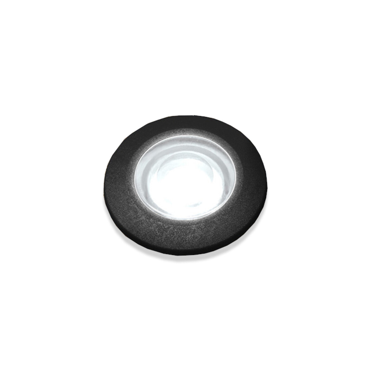 Luminaria de embutir LED piso negra IP67 Ø50mm - FL0940 