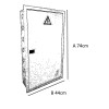 TABLERO EMB. METAL DIN 36TM C/BARRA RSTN +T < 63A TABLERO EMB. METAL DIN 36TM C/BARRA RSTN +T < 63A