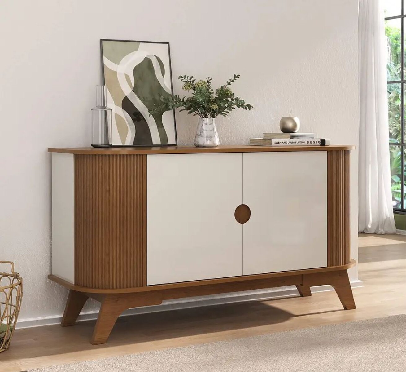 Buffet Aparador Vivaldi 2 Puertas Cinamomo/Off White 4720 