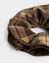 Skunzies Cuadros y Rayas Scrunchie - Estampado Escoces