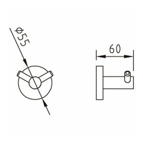Percha Cromada 000