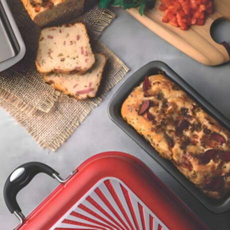 Molde de Pan 22x10 cm de 1,2 Litros Antiadherente Tramontina Molde de Pan 22x10 cm de 1,2 Litros Antiadherente Tramontina