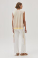 Chaleco Eva Beige