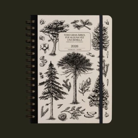 AGENDA MONOBLOCK MAKERS A5 SEMANAL ANILLADA 2026 - ÁRBOLES DE LA PATAGONIA AGENDA MONOBLOCK MAKERS A5 SEMANAL ANILLADA 2026 - ÁRBOLES DE LA PATAGONIA