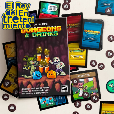 Juego De Mesa Dungeons Y Drinks Cartas Buró 2-6 Pers. Juego De Mesa Dungeons Y Drinks Cartas Buró 2-6 Pers.