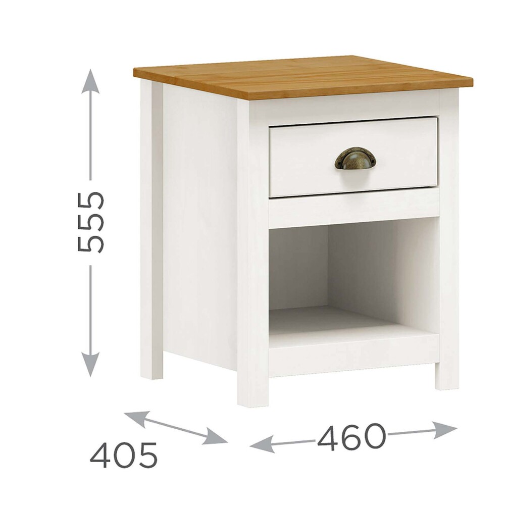 MESA DE LUZ PINO NATURAL-BEIGE TOPAZIO