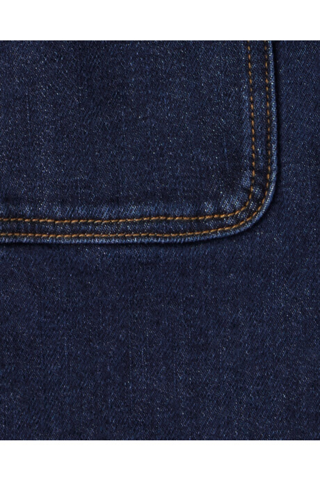 Jumper jean con botones Sin color