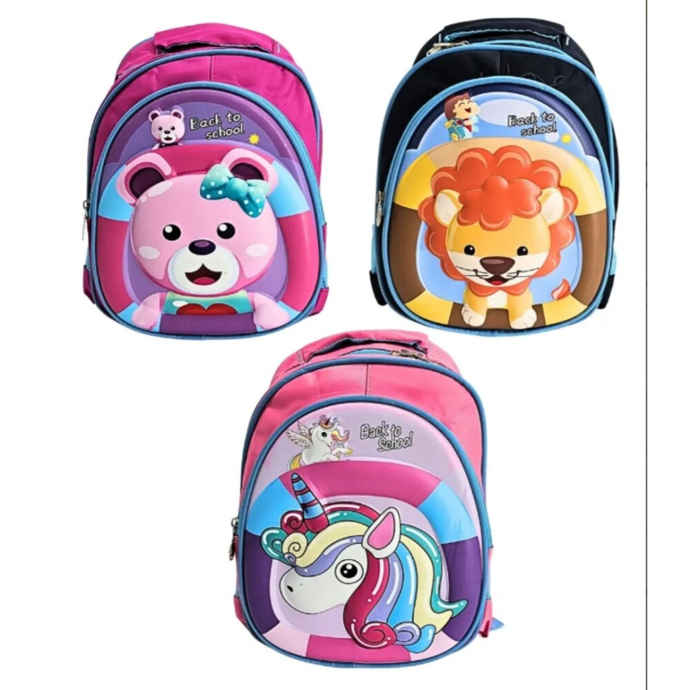 Mochila Infantil Pre-escolar Estampado Animales Unicornio
