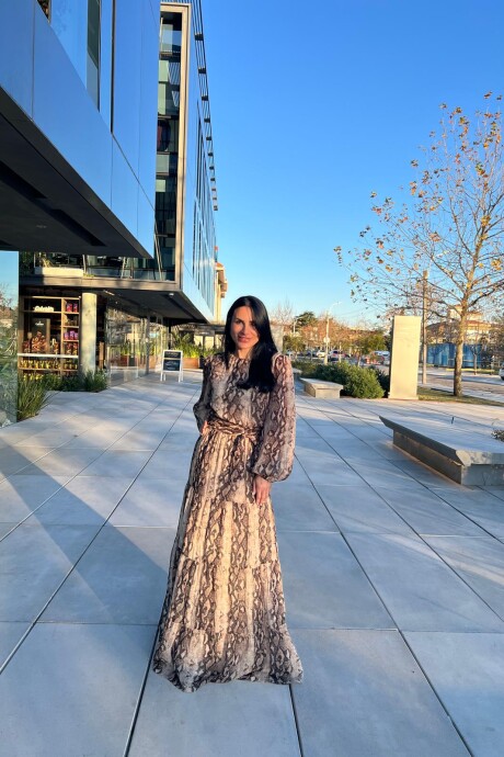 Vestido Tessa Animal Print