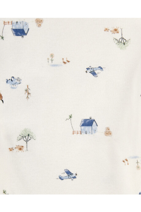 Pack cuatro bodies de algodón, diseño granja Pack cuatro bodies de algodón, diseño granja