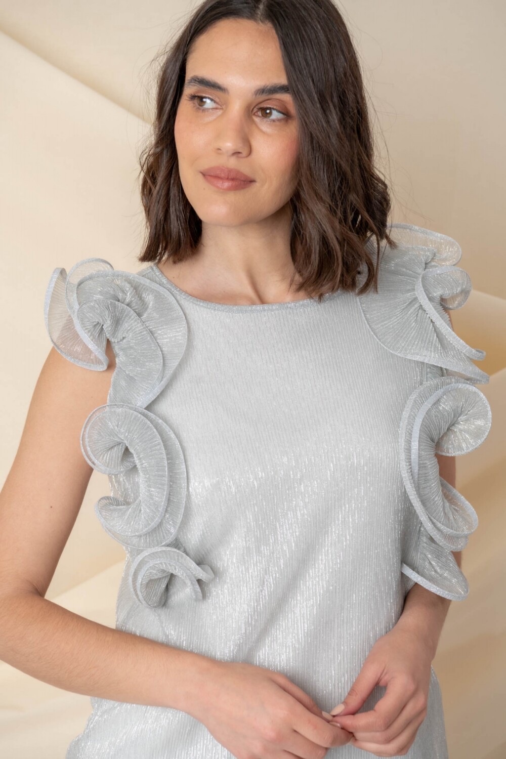 BLUSA MALLORY Plateado