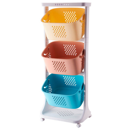 Organizador Estante Móvil Carrito Cocina Juguetes Multicolor