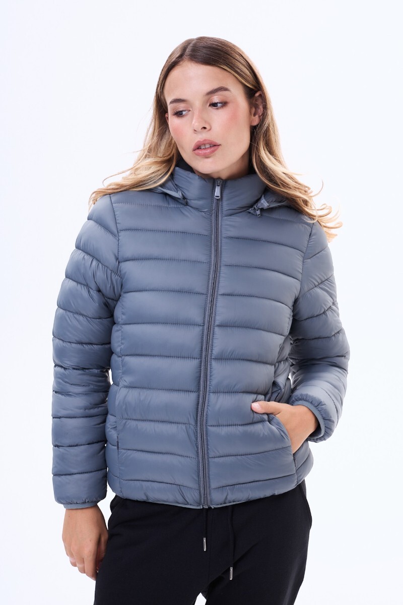 Campera Boca Gris