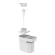 Dispensador de jabon con porta esponja 650 ml BLANCO