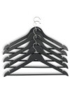 Perchas HELMUT L46cm 5 unidades negro Perchas HELMUT L46cm 5 unidades negro