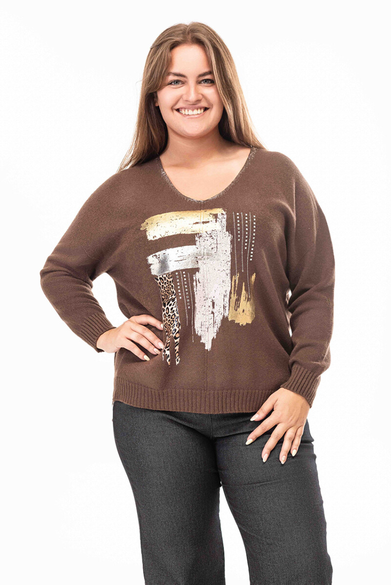 Sweater París - Marron 