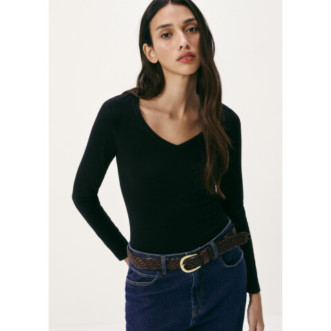 BLUSA ML FEM PRETO ESCURO