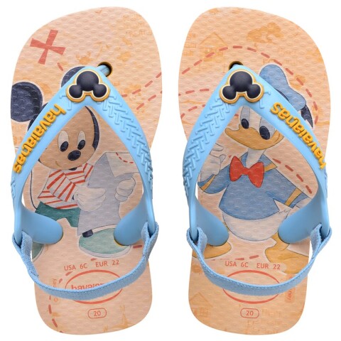 Ojotas Havaianas Baby Disney Classics Amarillo