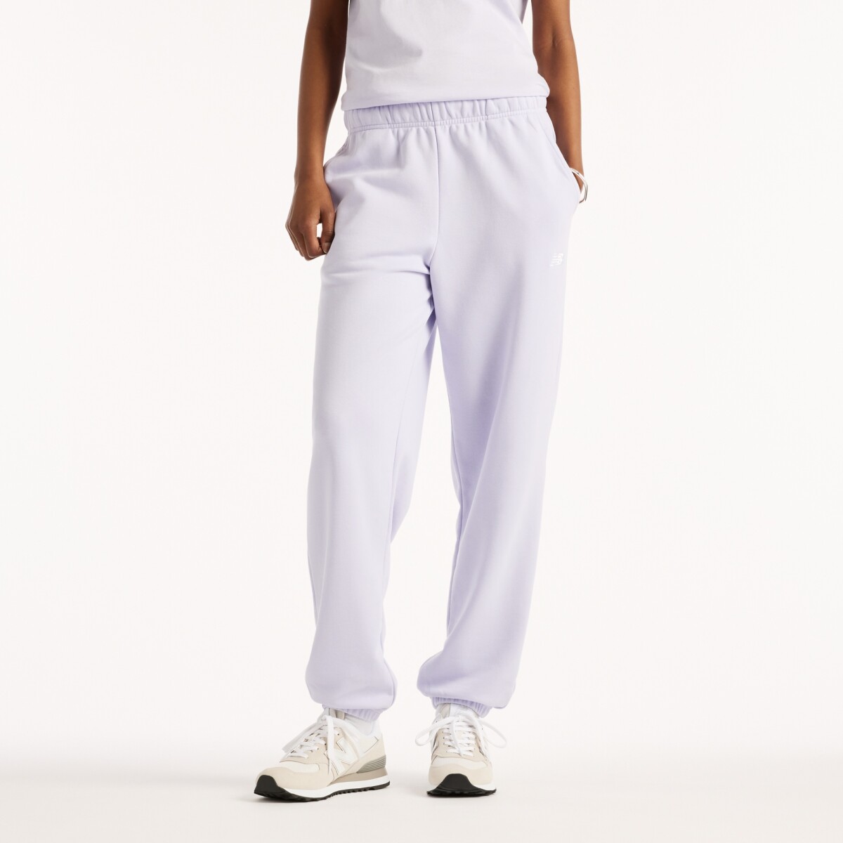 Pantalón New Balance de Dama - Sport Essentials - WP41500SMV - PURPLE 