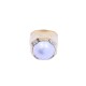 Anillo oro 18k con madre perla y brillantes. Anillo oro 18k con madre perla y brillantes.