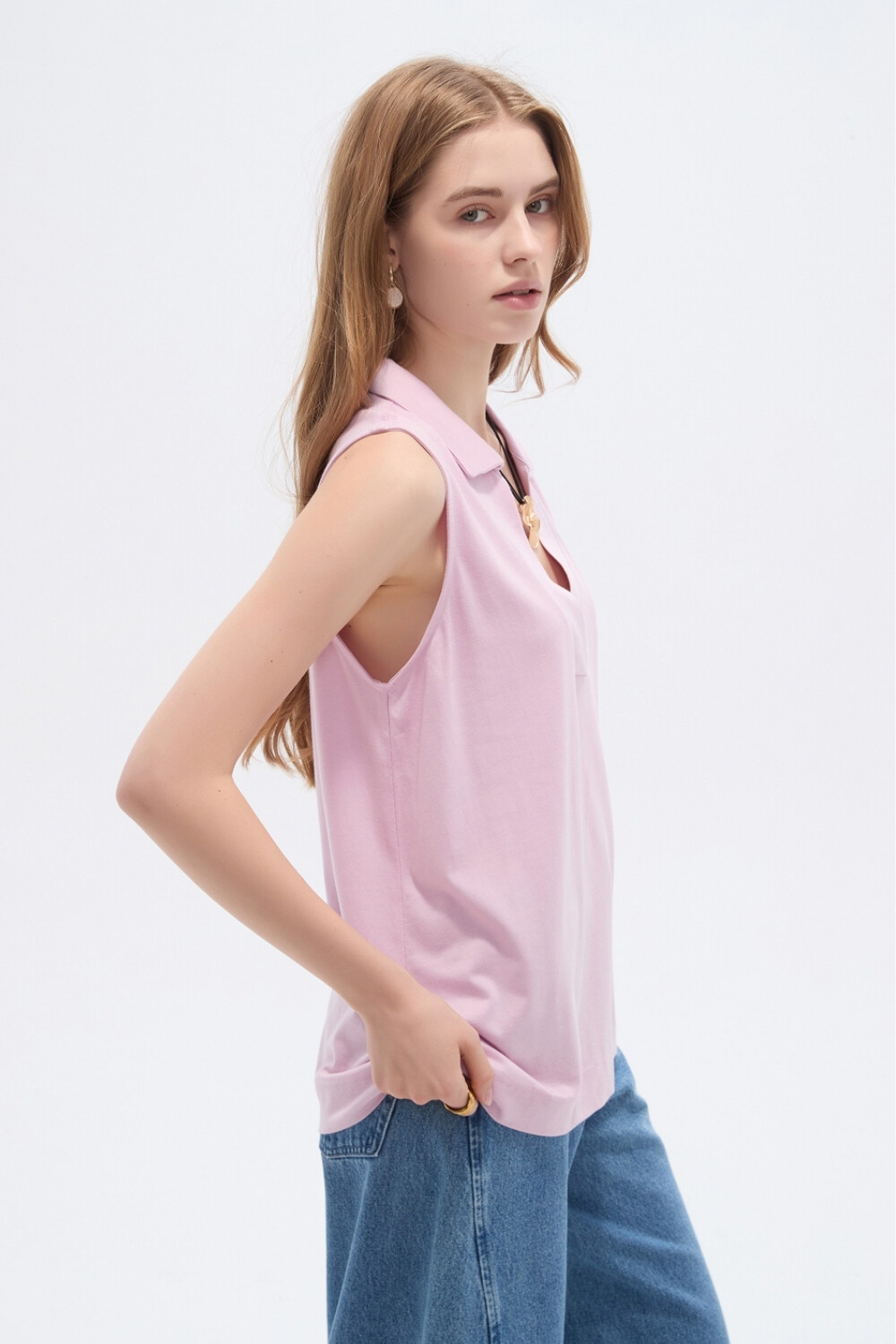 Musculosa Bek Rosa Viejo
