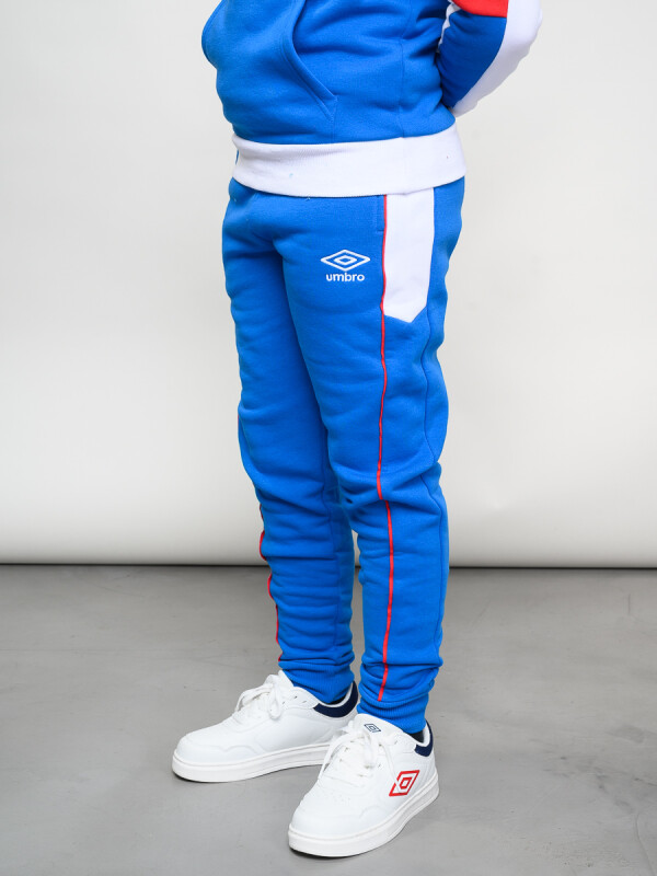 PANTALÓN URBAN Nacional Junior Azul Royal, Blanco