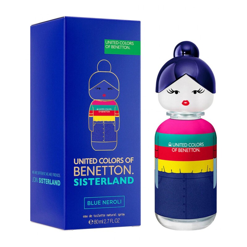 Perfume Benetton Sisterland Blue Neroli EDT 80ml Original Perfume Benetton Sisterland Blue Neroli EDT 80ml Original