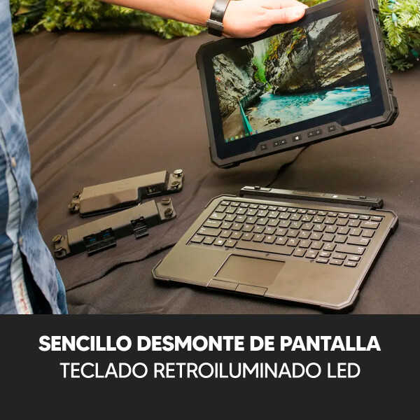 Tablet Dell Latitude 7212 I5/ 8/ 256gb Ssd Táctica Militar TABLET RFPL DELL 7212 I5/8/256 C/TECLADO