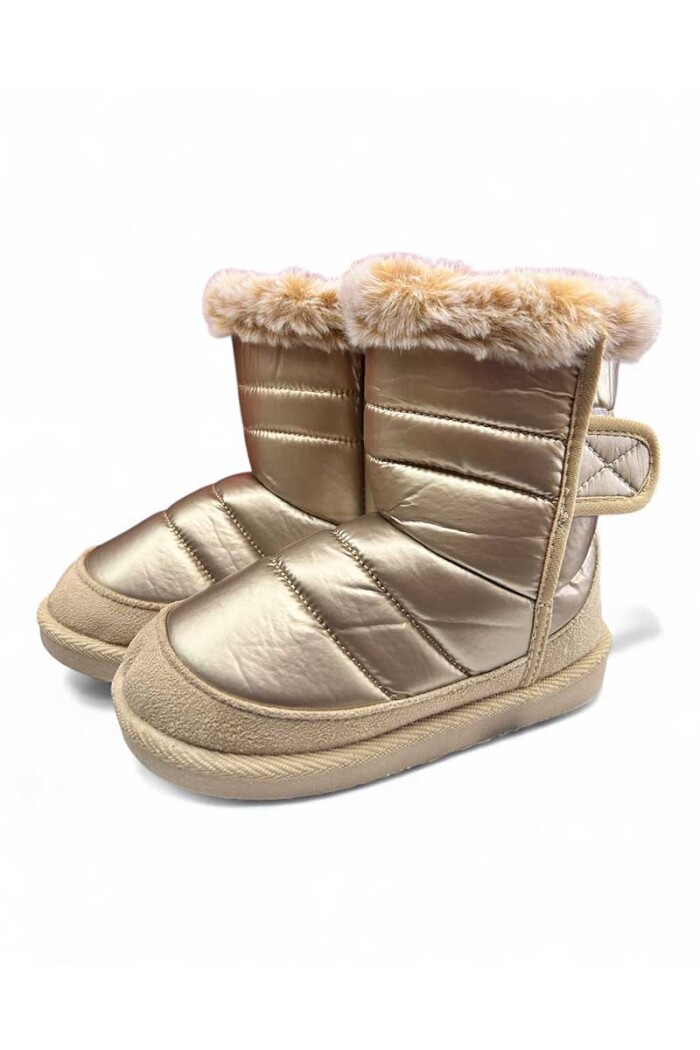 BOTA NIÑA NYLON FORRADA Dorado