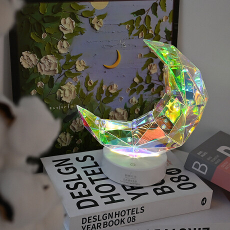 Lámpara PRISMA Media Luna Holográfica Lámpara PRISMA Media Luna Holográfica