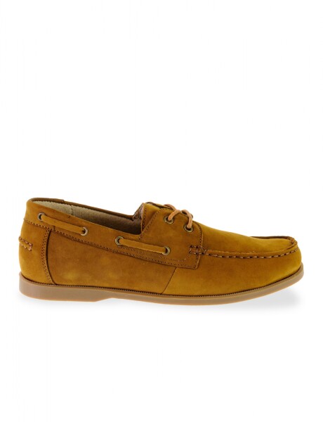 Mocasín de cuero Camel