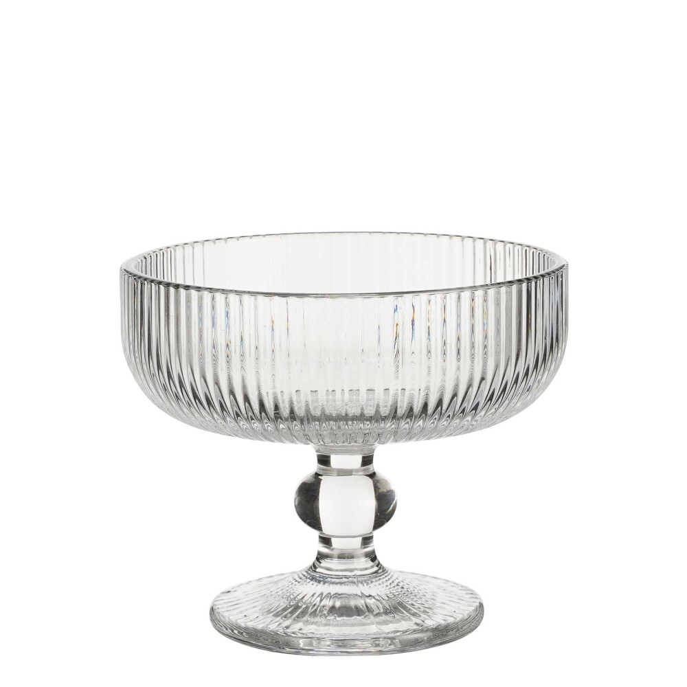 COPA DE HELADO VIDRIO TRANSPARENTE MERLOT