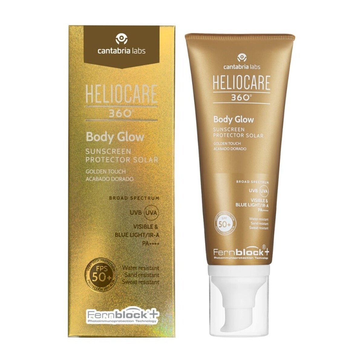 Protector Solar Heliocare 360 Body Glow 100 Ml. 