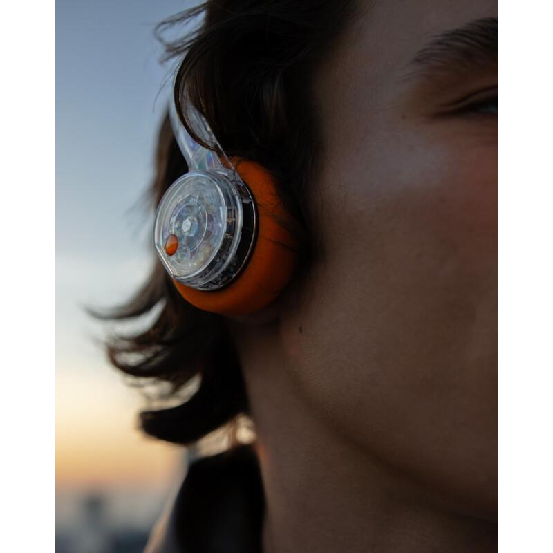 Mondo Freestyle Headphone - Transparent Mondo Transparente