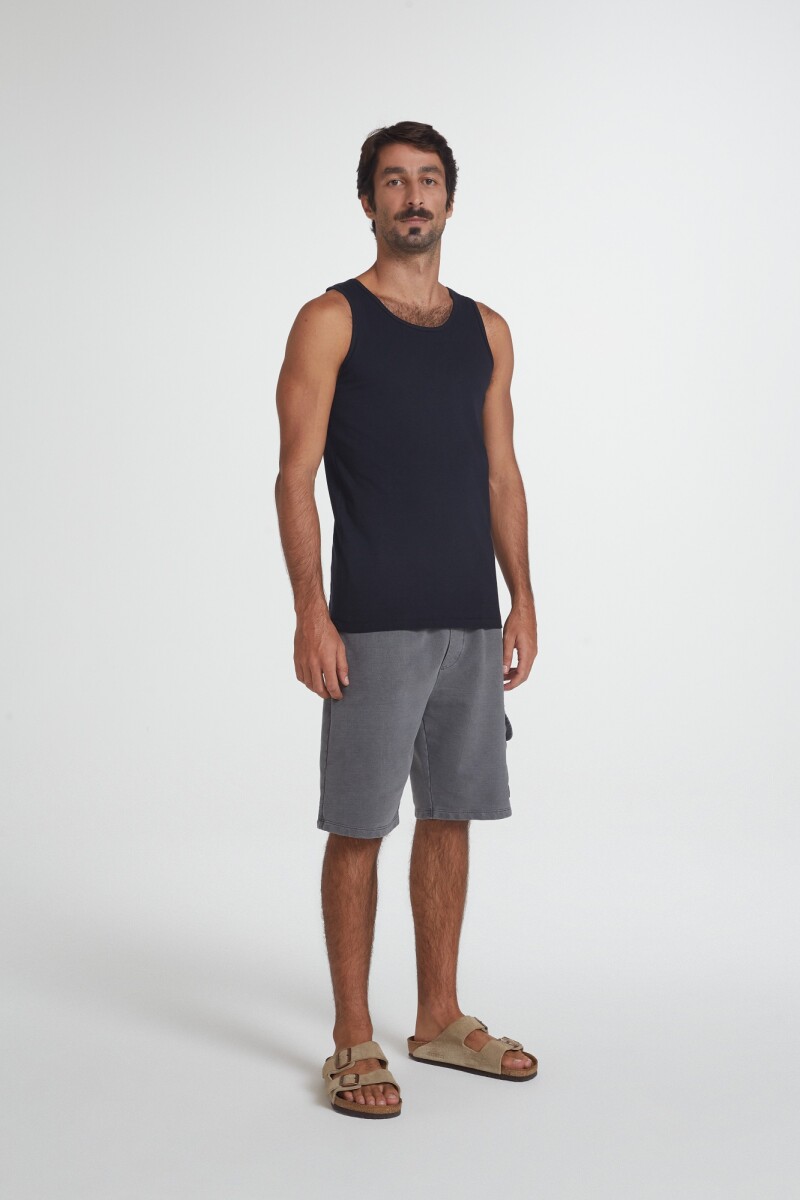 CAMISETA REGATA MASC - PRETO ESCURO 