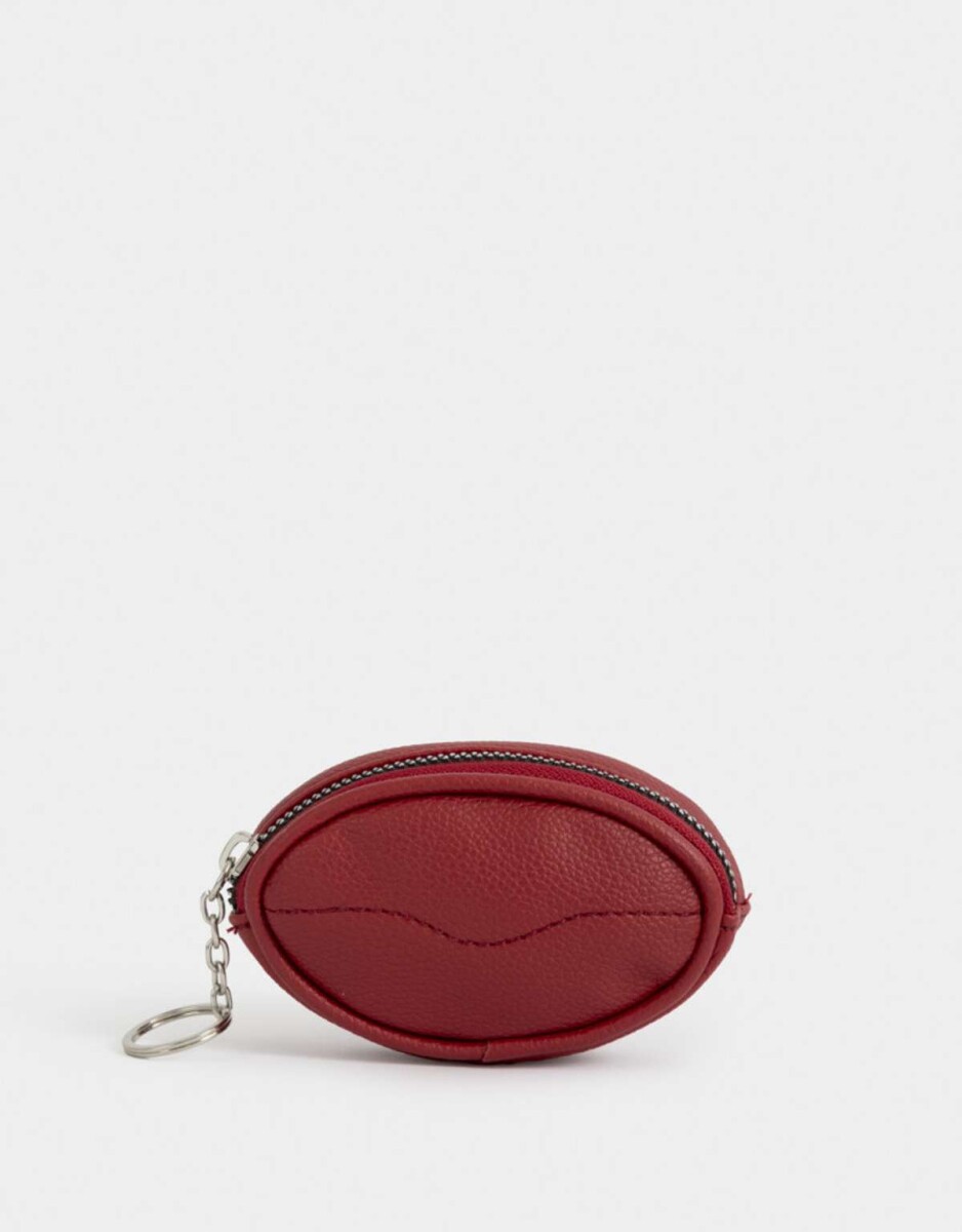 Monedero Cuerina Rojo - Rojo Medio 