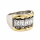 Anillo con piedras talla Baguette Anillo con piedras talla Baguette