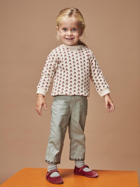 Sudadera Estampada Crudo