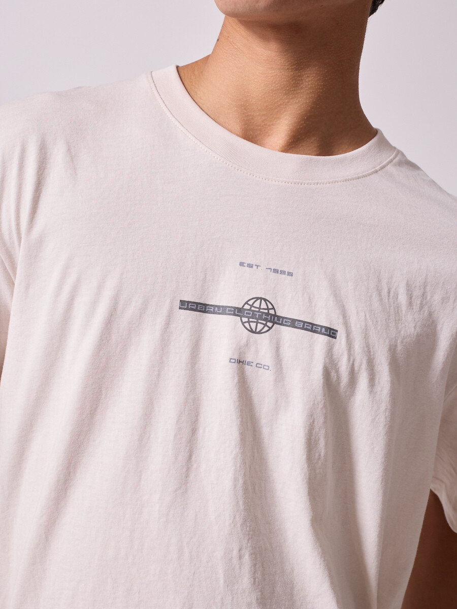 T-SHIRT BRAVI DIXIE Beige