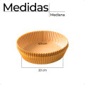 Bandeja De Papel Para Freidora De Aire 20 cm De 50 Unidades Bandeja De Papel Para Freidora De Aire 20 cm De 50 Unidades