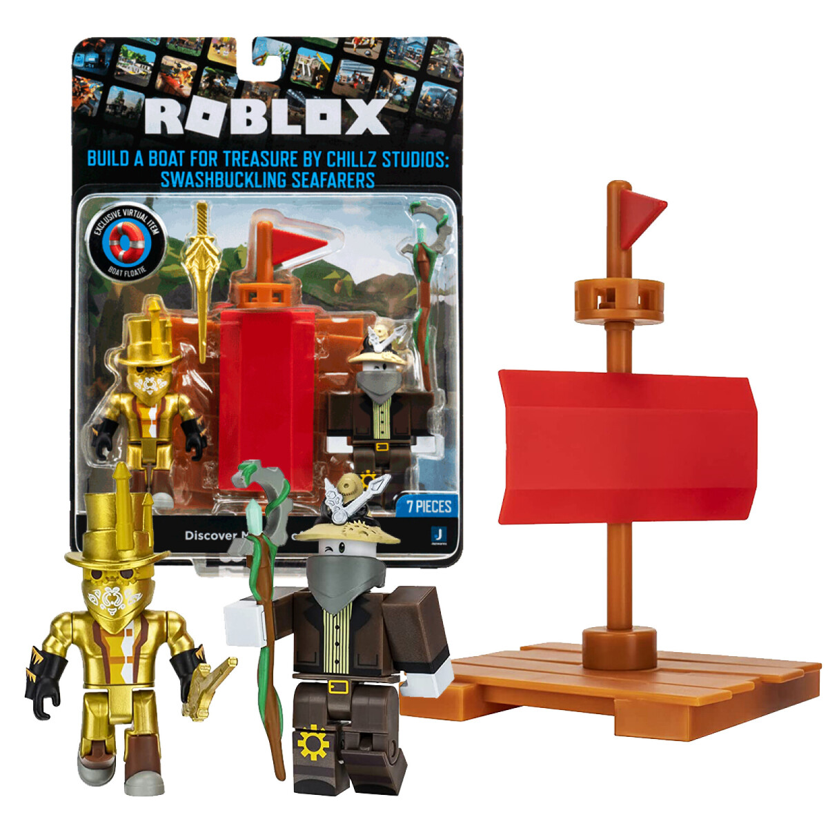 Set Munecos Roblox 7cm Con Accesorios 7 Piezas Universo Binario