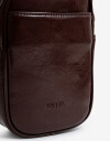 Complemento Marroquinería Porta Celular Con Bolsillo Delantero - Marron Chocolate