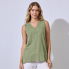 Musculosa Bordada VERDE