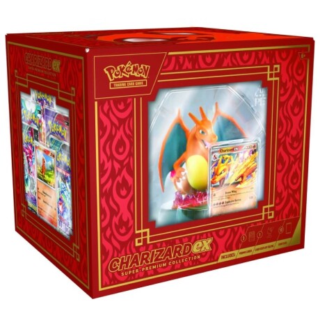 Pokémon TCG: Charizard Ex Super - Premium Collection - Master Case [Inglés] Pokémon TCG: Charizard Ex Super - Premium Collection - Master Case [Inglés]