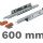 Guía oculta Tandem con cierre suave 560H 600