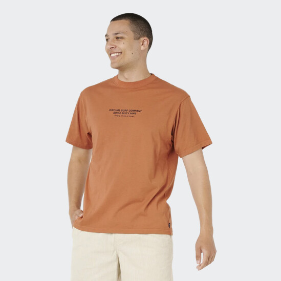 Remera Rip Curl Mod Cali Medallion Rojo