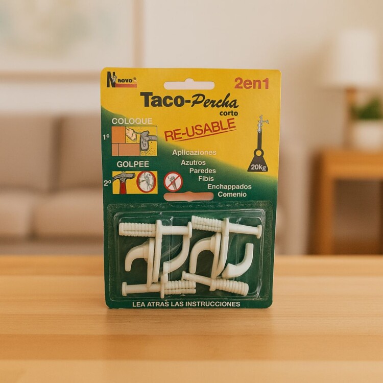 TACO PERCHA CORTO NOVO Blanco