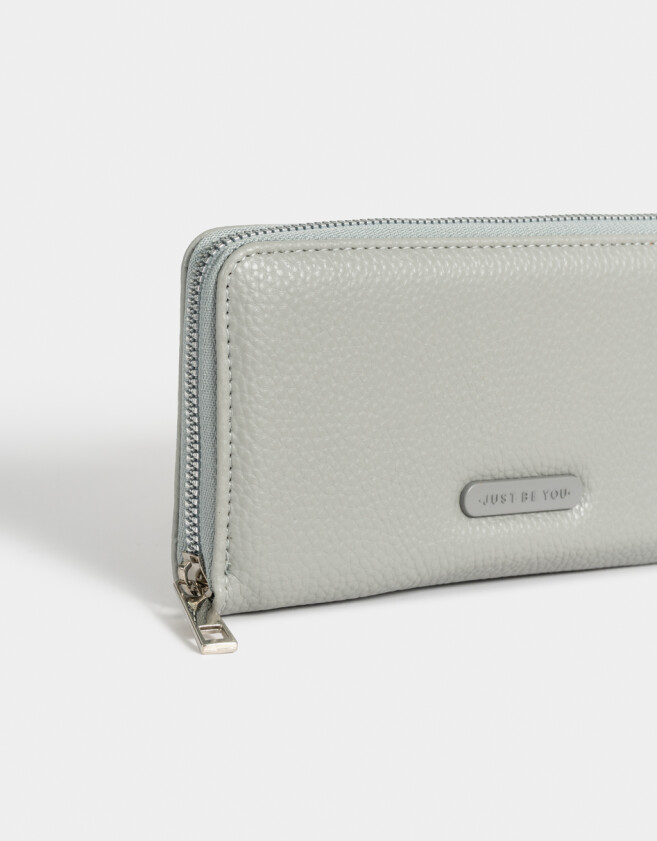 Ficheros Clasico Billetera Fichero Rectangular - Azul Celeste