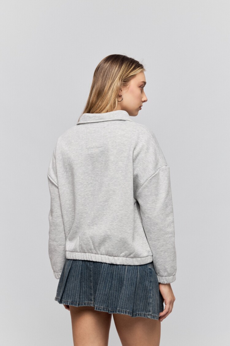 BUZO ARCADE Gris Melange
